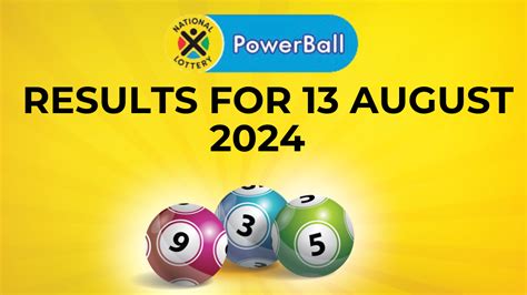 Ithuba Powerball Predictions for 16 August 2024 .